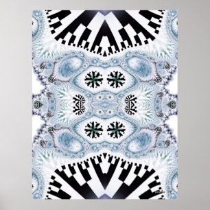 Icy Tiles Poster