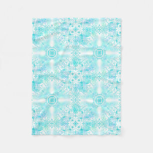 Icy Trees Fleece Blanket
