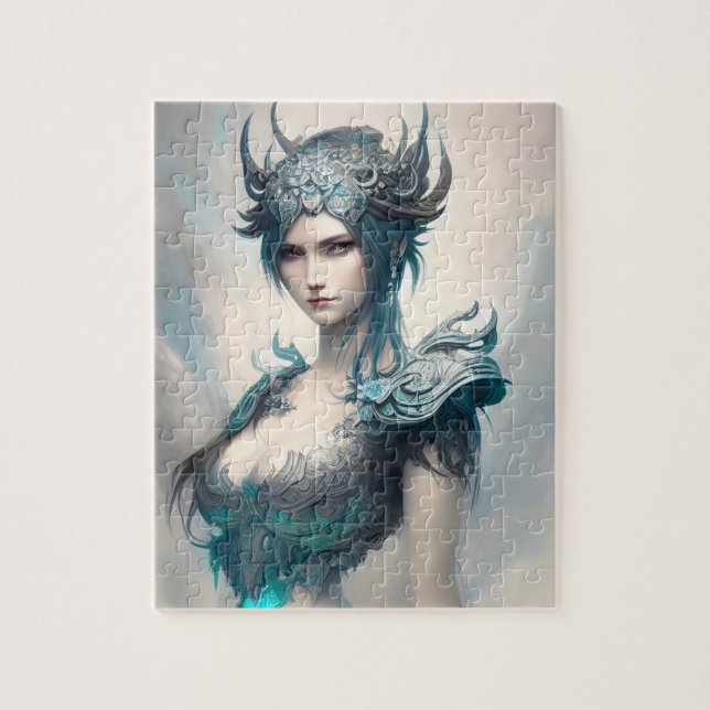 Icy Warrior Princess  Jigsaw Puzzle (Vertical)