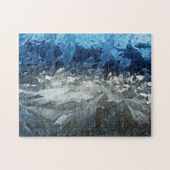 Icy Window Jigsaw Puzzle (Horizontal)