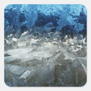 Icy Window Square Sticker