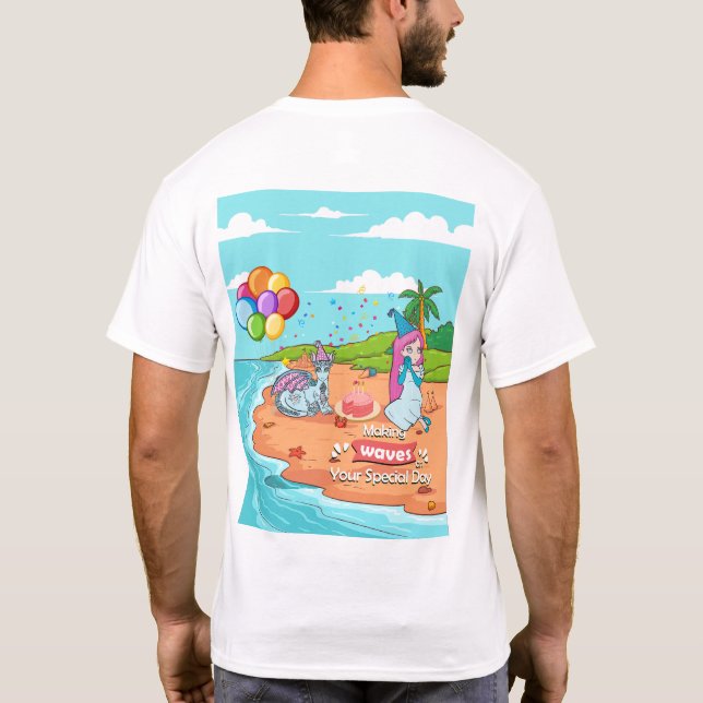 Icy's Bday 2024  T-Shirt (Back)