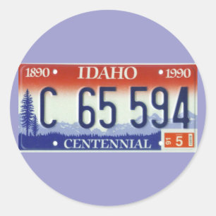 ID91 CLASSIC ROUND STICKER