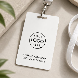 ID Badge Card   Logo Staff Lanyard Name Pass