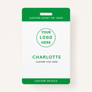 ID Badge Template Children School Trip Music Tour