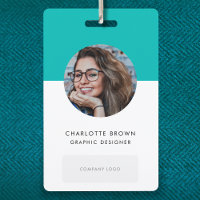 ID Card Badge | Business Staff Photo Name Badges