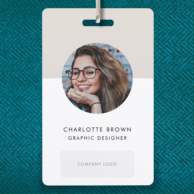 ID Card Badge | Modern Business Staff Photo (Creator Uploaded)