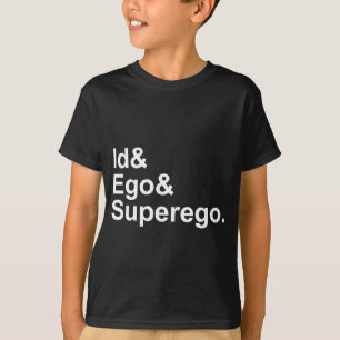 Id Ego Superego   Three Parts of the Psyche T-Shirt