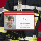 ID fireman volunteer city fire station template
