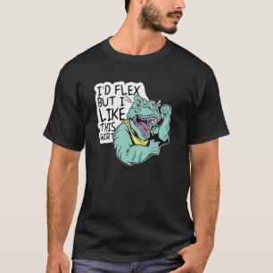 Id Flex But I Like This Bodybuilder T Rex Dinosau T-Shirt
