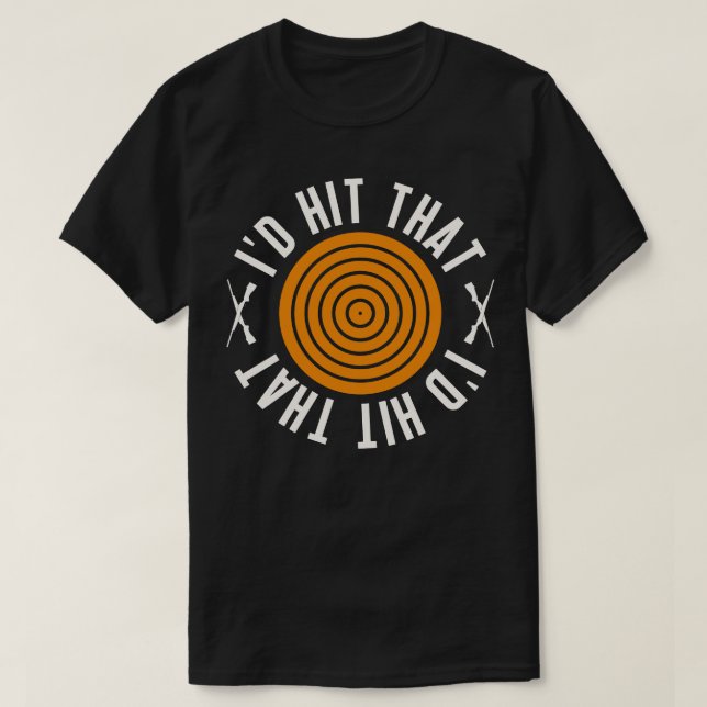 ID Hit That Clay Shooting Clay Target 17 T-Shirt (Design Front)