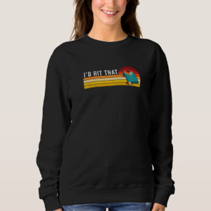 I'd Hit That Cornhole Team Champion Backyard Game Sweatshirt