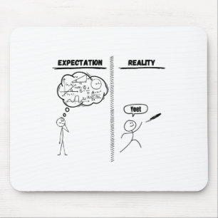 I'd Hit That Expectation Reality Disc Golf Frisbee Mouse Mat