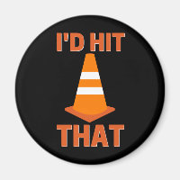 I'd hit that funny autocross with traffic cone