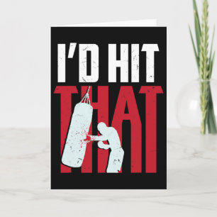 I'd Hit That Funny Boxing Kickboxing Gift Card