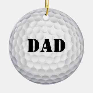 I'd Hit That! Golf  Ball Ceramic Tree Decoration