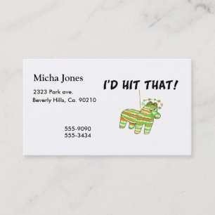 I'd Hit That Pinata Business Card