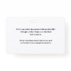 Id Identification Card Boy Girl Child Photo Custom