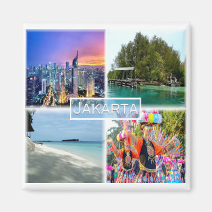 ID Jakarta - Skyline - Macan Island - Sepa Island  Magnet