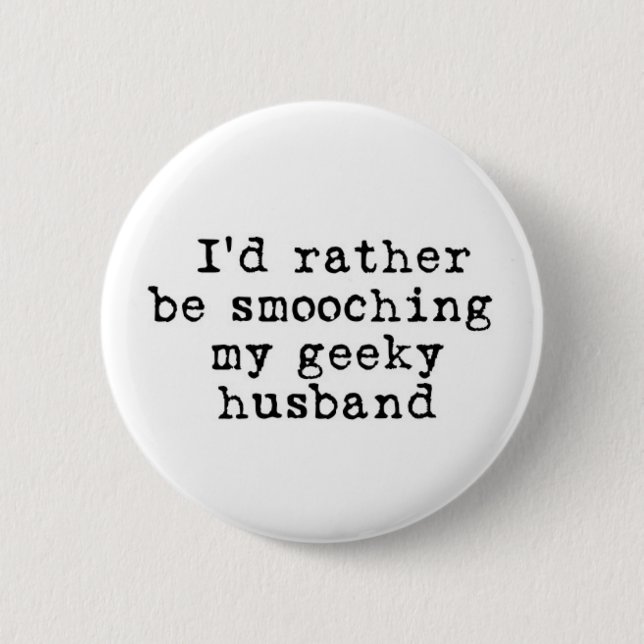 I'd rather be... 6 cm round badge (Front)
