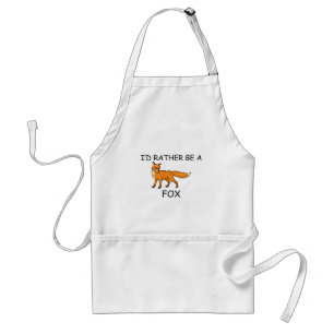 I'd Rather Be A Fox Standard Apron