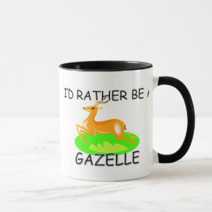 I'd Rather Be A Gazelle Mug