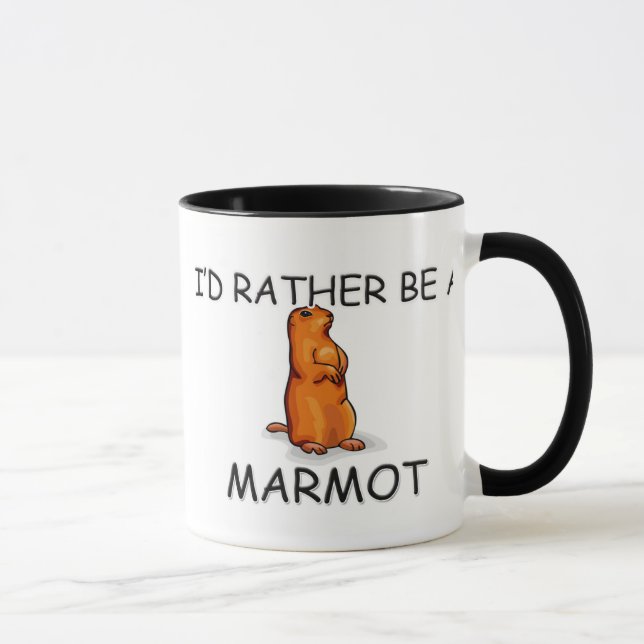 I'd Rather Be A Marmot Mug (Right)