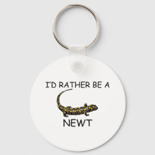 I'd Rather Be A Newt Key Ring
