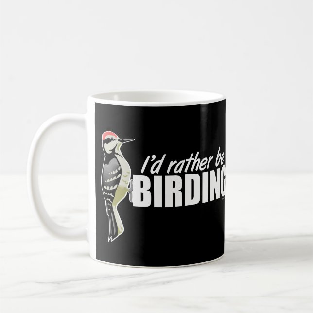 I'd Rather Be Birding Coffee Mug (Left)