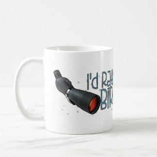 "I'd rather be birding" mug