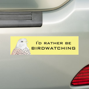 I'd Rather Be Birdwatching Bumper Sticker