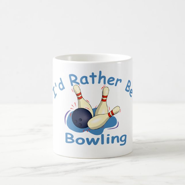 I'd Rather Be Bowling Mug (Center)