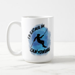 I'd Rather Be Canyoning Canyoneer Vintage Coffee Mug
