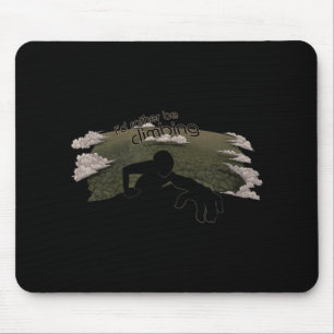 I'd Rather Be Climbing Fun Rock Climbing Humour Mouse Mat