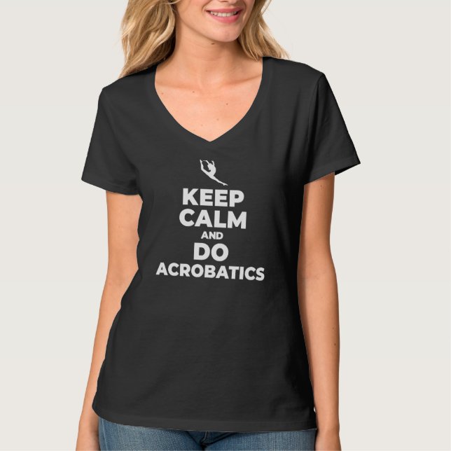 I'd Rather Be Doing Splits And Saltos Acrobatics S T-Shirt (Front)