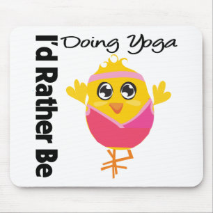 I'd Rather Be Doing Yoga Mouse Mat