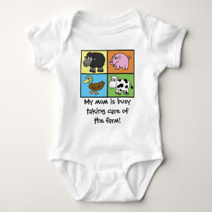 I'd Rather be Farming! (virtual farming) Baby Bodysuit