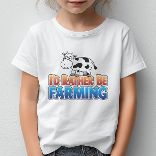 I'd Rather be Farming! (Virtual Farming) T-Shirt
