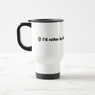 I'd rather be finding hidden objects. Black Travel Mug