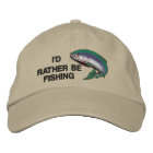 I'D RATHER BE FISHING Cap