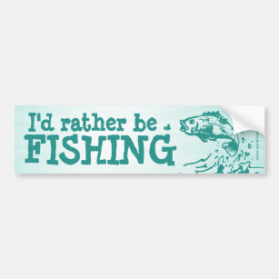 Fishing Bumper Stickers & Car Stickers | Zazzle UK