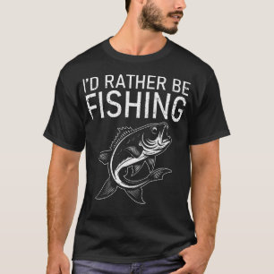 Id Rather Be Fishing Lover Camping Cousin Crew Tri T-Shirt