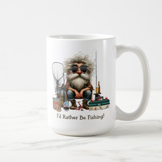 I'd Rather Be Fishing Mug (Right)