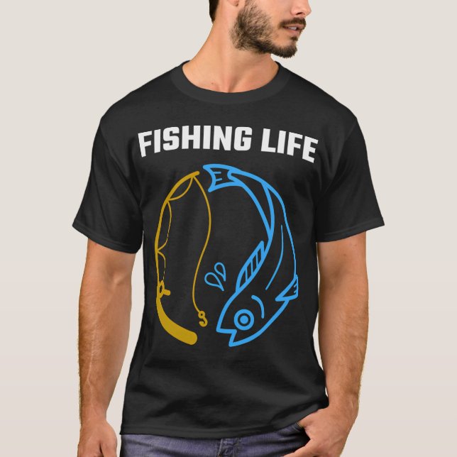 I'd Rather Be Fishing T-Shirt (Front)