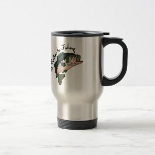Id Rather be Fishing Travel Mug