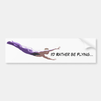 I'd Rather be Flying... Bumper Sticker