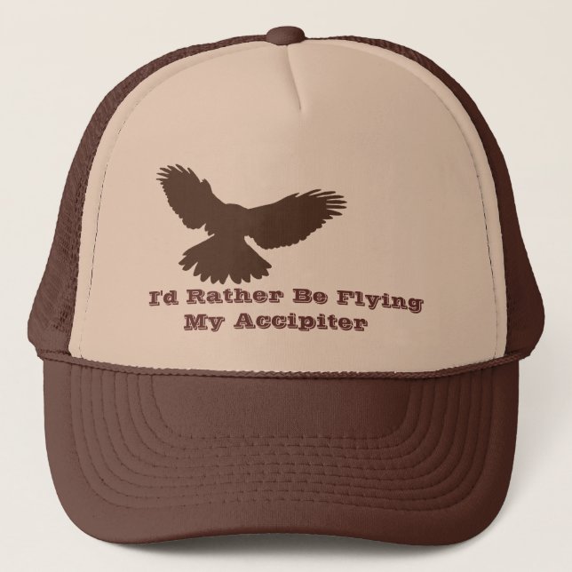 I'd Rather be Flying Trucker Hat (Front)