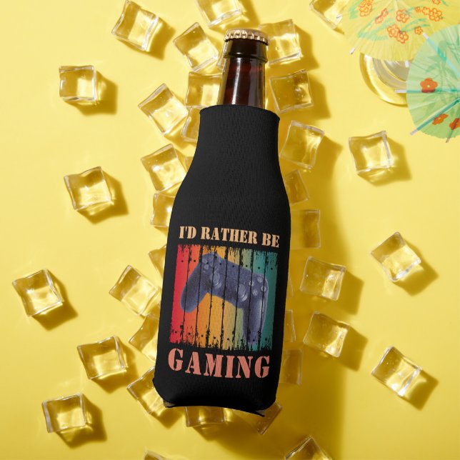 I'D RATHER BE GAMING BOTTLE COOLER (In Situ Summer)