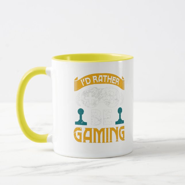 ID RATHER BE GAMING MUG (Left)