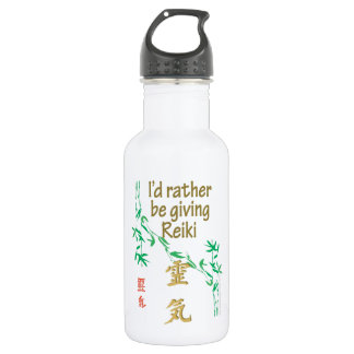 I'd rather be giving Reiki 532 Ml Water Bottle